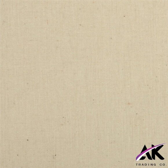 AK Trading 60" Wide Natural Muslin, 100% Cotton Fabric, Unbleached-5 Yards - Picture 3 of 6